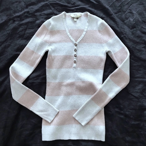 Denver Hayes soft pink and grey pull over size xs - Picture 6 of 6